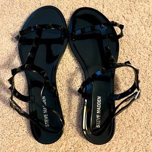 Black Steven Madden Sandals